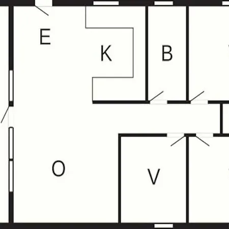 Dom wakacyjny 6 Person In Ans By Roe